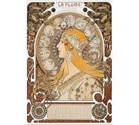 Puzzle 1000 pièces - Alphonse Mucha - La Plume, 1896-97
