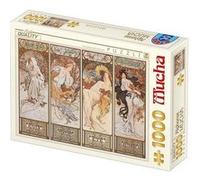 D-Toys Puzzle Fine Art Alphonse Mucha - Seasons 3 1000 pieces