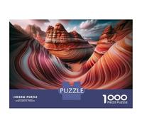 Puzzle 1000 Pièces Amazing Wave Rock Formation Puzzles pour Adultes Améliore La Mémoire Interaction Parent-Enfant Casse-tête Jeux De Société 52x38cm/1000pcs