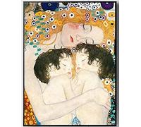 Puzzle 1000 pièces Amour Maternel et bébé Gustav Klimt Réplique Poster Papier Jouet Adulte Jeu de décompression 26x38cm