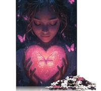 Puzzle 1000 Pièces Amoureux Heureux Puzzle en Papier Jouet d'assemblage Jeu Interactif Familial 1000 Pièces (38x26cm)