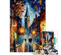 Puzzle 1000 pièces Amsterdam en Couleur pour Adolescents idéal pour Un Anniversaire ou Noël Jouet éducatif Anti-Stress adapté aux 14 Ans et Plus (38x26cm)