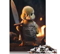 Puzzle 1000 pièces Amusant, Canard Tueur de Boucher, Jeu éducatif, décoration familiale, pour Adultes, 1000 pièces (75 x 50 cm)