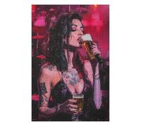 Puzzle 1000 pièces Amy Winehouse, Classique, pour Adultes, kit de Bricolage, Jouet en Bois, Cadeau Unique, décoration d'intérieur moderne-26x38cm