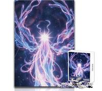 Puzzle 1000 pièces Ange Céleste pour Adolescents:Un Jeu ludique et éducatif, idéal comme Cadeau de Noël ou d'anniversaire Dimensions:38x52cm