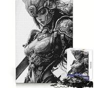 Puzzle 1000 pièces Ange Samouraï Guerrier pour Adultes, activité de Loisirs et de développement cérébral, idéal pour Un Noël Joyeux (50x75cm)