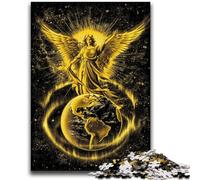 Puzzle 1000 pièces Ange Volant au-Dessus de la Terre pour Adolescents, Jouets éducatifs et éducatifs, Jeux familiaux, idéal pour la décoration de Bureau, 26x38cm