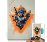 Puzzle 1000 pièces Angel Secret Agent Entraînement cérébral ludique Pièces précises et sans Couture Passe-Temps Fascinant pour Les Moments de détente (50x75cm)