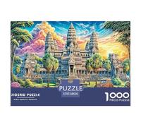 Puzzle 1000 Pièces Angkor VAT (Cambodge) Puzzle Un Jeu Intellectuellement Stimulant Cadeaux pour Adolescents Et Enfants 38x26cm/1000pcs