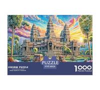 Puzzle 1000 Pièces Angkor VAT (Cambodge) Puzzle Un Jeu Intellectuellement Stimulant Cadeaux pour Adolescents Et Enfants 38x26cm/1000pcs