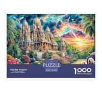 Puzzle 1000 Pièces Angkor VAT (Cambodge) Puzzle Un Jeu Intellectuellement Stimulant Cadeaux pour Adolescents Et Enfants 70x50cm/1000pcs
