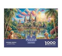 Puzzle 1000 Pièces Angkor VAT (Cambodge) Puzzle Un Jeu Intellectuellement Stimulant Cadeaux pour Adolescents Et Enfants 70x50cm/1000pcs
