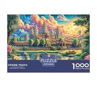 Puzzle 1000 Pièces Angkor VAT (Cambodge) Puzzle Un Jeu Intellectuellement Stimulant Cadeaux pour Adolescents Et Enfants 38x26cm/1000pcs