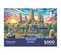 Puzzle 1000 Pièces Angkor VAT (Cambodge) Puzzle Un Jeu Intellectuellement Stimulant Cadeaux pour Adolescents Et Enfants 70x50cm/1000pcs