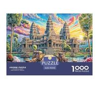 Puzzle 1000 Pièces Angkor VAT (Cambodge) Puzzle Un Jeu Intellectuellement Stimulant Cadeaux pour Adolescents Et Enfants 70x50cm/1000pcs