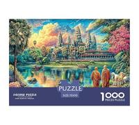 Puzzle 1000 Pièces Angkor VAT (Cambodge) Puzzle Un Jeu Intellectuellement Stimulant Cadeaux pour Adolescents Et Enfants 70x50cm/1000pcs