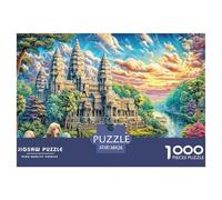 Puzzle 1000 Pièces Angkor VAT (Cambodge) Puzzle Un Jeu Intellectuellement Stimulant Cadeaux pour Adolescents Et Enfants 38x26cm/1000pcs