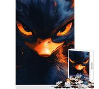 Puzzle 1000 pièces Angry Birds pour Adolescents Jeu éducatif et interactif avec Poster et fiche de Questions Assortis 38x52cm Cadeau d'anniversaire idéal