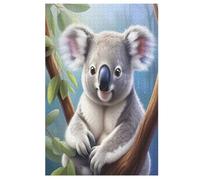 Puzzle 1000 Pièces - Animal Koala - Puzzles en Bois pour Adultes Et Enfants - Décoration D'Intérieur （78×53cm）