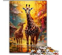 Puzzle 1000 pièces Animaux d'Afrique, idéal pour Les Adolescents, Les Liens familiaux, Les Casse-têtes et Les décorations d'intérieur DIY (Taille : 50x75cm)