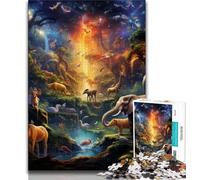 Puzzle 1000 pièces Animaux d'Afrique pour Adolescents, Cadeaux, Anti-Stress, défi Difficile, renforce l'amour Entre Couples, 50x75cm