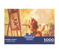 Puzzle 1000 Pieces Animaux De Caractère, Représentant Un Chien Expressif - pour Adultes, dans l'esprit des Puzzle Stitch 1000 Pieces 38x26cm/1000pcs