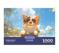 Puzzle 1000 Pieces Animaux De Caractère, Représentant Un Chien Expressif - pour Adultes, dans l'esprit des Puzzle Stitch 1000 Pieces 52x38cm/1000pcs