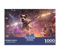 Puzzle 1000 Pieces Animaux De Caractère, Représentant Un Chien Expressif - pour Adultes, dans l'esprit des Puzzle Stitch 1000 Pieces 38x26cm/1000pcs