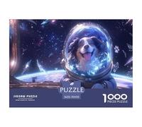Puzzle 1000 Pieces Animaux De Caractère, Représentant Un Chien Expressif - pour Adultes, dans l'esprit des Puzzle Stitch 1000 Pieces 70x50cm/1000pcs