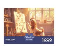 Puzzle 1000 Pieces Animaux De Caractère, Représentant Un Chien Expressif - pour Adultes, dans l'esprit des Puzzle Stitch 1000 Pieces 52x38cm/1000pcs