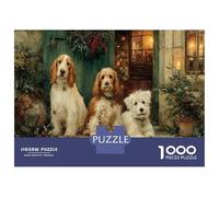Puzzle 1000 Pieces Animaux De Caractère, Représentant Un Chien Expressif - pour Adultes, dans l'esprit des Puzzle Stitch 1000 Pieces 38x26cm/1000pcs