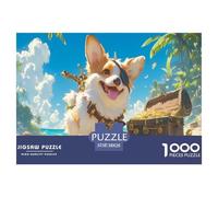 Puzzle 1000 Pieces Animaux De Caractère, Représentant Un Chien Expressif - pour Adultes, dans l'esprit des Puzzle Stitch 1000 Pieces 38x26cm/1000pcs