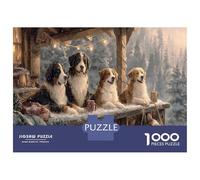 Puzzle 1000 Pieces Animaux De Caractère, Représentant Un Chien Expressif - pour Adultes, dans l'esprit des Puzzle Stitch 1000 Pieces 70x50cm/1000pcs