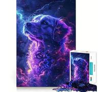 Puzzle 1000 pièces Animaux de l'espace pour Adultes, Jeu intellectuel, détente et Calme, découpe précise, pour Les vœux du Père Noël (38x26cm)