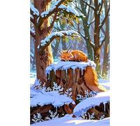 Puzzle 1000 Pieces Animaux Neige, Jeux éducatif Défi Jouets Puzzles Classiques, Parfaitement Emboîtable Lettres au Dos, pour Vous Faciliter Le Travail pour Hommes Femmes Plus âgés 75 x 50 cm