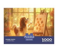 Puzzle 1000 Pieces Animaux pour Une Évasion Créative - Puzzle Chien Amusant en 1000 Pièces, Style Proche De Puzzle Stitch 1000 Pieces 70x50cm/1000pcs