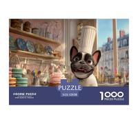 Puzzle 1000 Pieces Animaux pour Une Évasion Créative - Puzzle Chien Amusant en 1000 Pièces, Style Proche De Puzzle Stitch 1000 Pieces 52x38cm/1000pcs