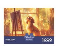 Puzzle 1000 Pieces Animaux pour Une Évasion Créative - Puzzle Chien Amusant en 1000 Pièces, Style Proche De Puzzle Stitch 1000 Pieces 70x50cm/1000pcs