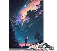 Puzzle 1000 pièces Anime Chaos Galaxy Night Puzzles Adultes Puzzles en Papier Jouet éducatif Anti-Stress Puzzle Cadeaux de Noël 1000 pièces (75 x 50 cm)