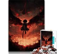 Puzzle 1000 pièces Anime Demon Angel, Jeu éducatif, Jouet de défi, décoration Murale, Cadeaux d'anniversaire et de Noël Uniques 38x26cm