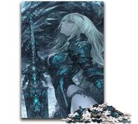 Puzzle 1000 pièces Anime Girl Dragon Aide Le Cerveau à exercer des Jouets addictifs pour cultiver la Patience Convient aux Couples 50x75cm