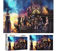 Puzzle 1000 pièces,Anime Kingdom Hearts,Puzzle Classique Adulte Puzzle DIY Kit Jouets Puzzle en Carton Cadeau Unique Décoration intérieure Moderne(50x70cm)