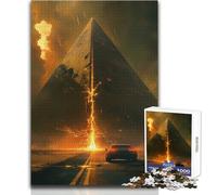 Puzzle 1000 pièces Apocalypse des Pyramides Un Jeu d'éveil et de découverte, Un Cadeau Unique pour Les fêtes ! Dimensions 50x75 cm