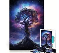 Puzzle 1000 pièces Arbre de Vie, Assemblage Parfait, Jeu Artistique et intellectuel, Cadeau d'anniversaire Amusant et idéal pour se détendre (38x52cm)