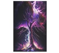 Puzzle 1000 Pièces Arbre de Vie Cosmique - Puzzles en Bois pour Adultes Et EnfFourmis - Décoration D'Intérieur 78×53cm