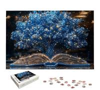 Puzzle 1000 Pièces Arbre de Vie, Puzzle 1000 Pièces pour Adultes et Enfants à Partir de 14 Ans, Magie Puzzles Bois avec Une Boîte d'emballage Exquise, Décoration Murale, Cadeau Femme/Homme, -5192