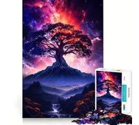 Puzzle 1000 pièces Arbre des origines Jeu cognitif et Amusant,Structure à emboîter précise,activité de Partage et de complicité pour Les Proches (38x26cm)