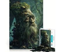Puzzle 1000 pièces Arbre Esprit Gardien Premium Découpe Jeu de Jeu et d'exercice Mental Jouet de Paix et de Divertissement Cadeau d'anniversaire Amusant (38x26cm)