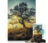 Puzzle 1000 pièces Arbre éthéré,Ajustement Parfait,Jeu de réflexion Artistique,Moment de détente,Cadeau de Noël (38x26cm)