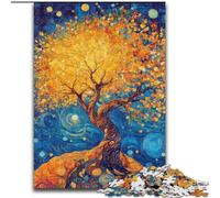 Puzzle 1000 pièces Arbres en Automne pour Adultes et Adolescents, à partir de 14 Ans Idées Cadeaux pour améliorer la mémoire (50x75cm)
